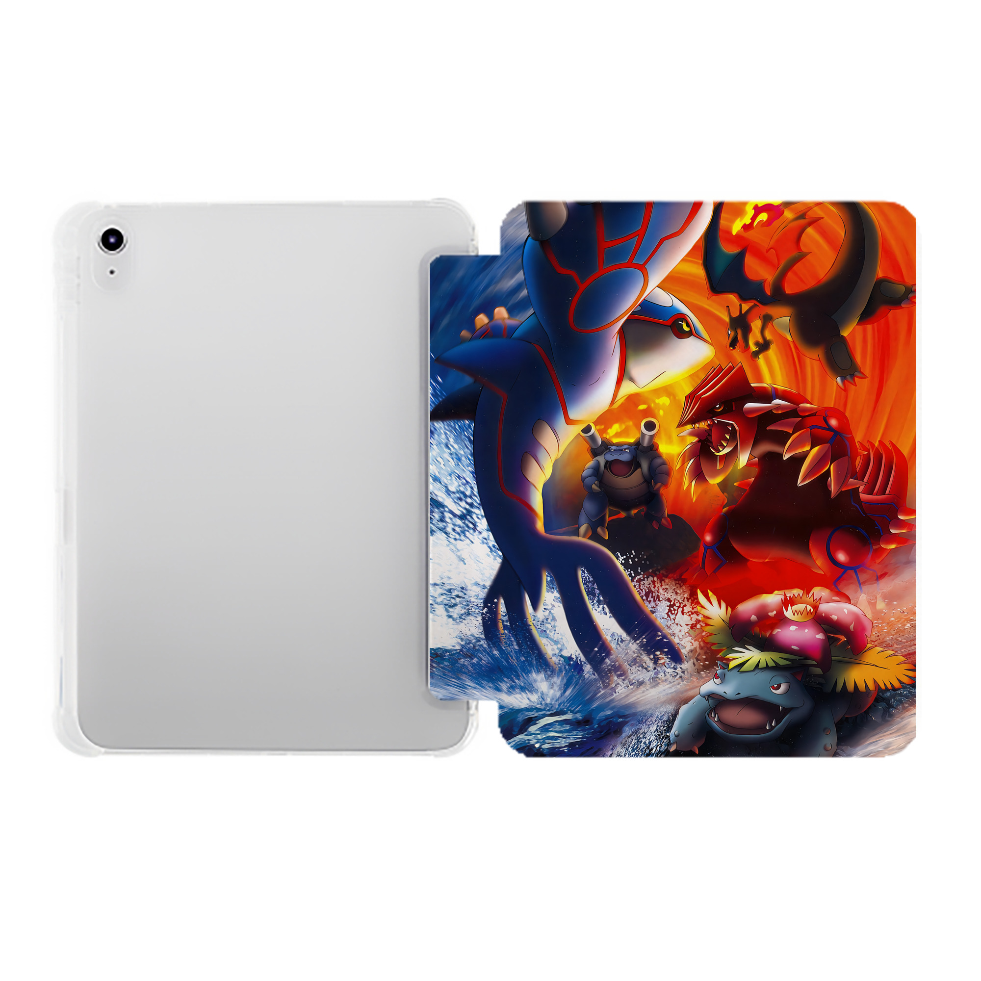 （画像用） ポケットモンスター Pokémon IPad ケース ペン収納付き 三つ折りスタンド PUレザー×シリコン 対応機種9.5/10.5/10.9インチ